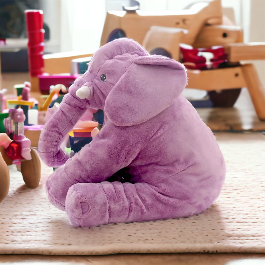 Purple elephant stuffed clearance animal