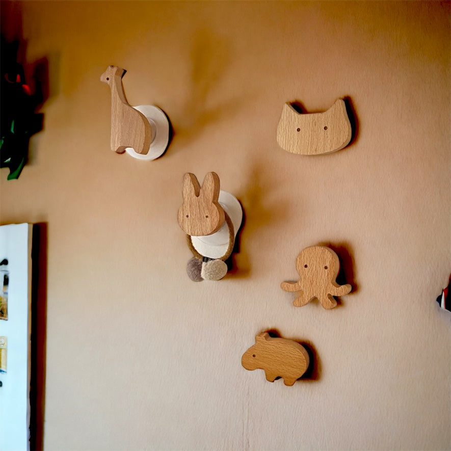 Animal Wooden Hooks