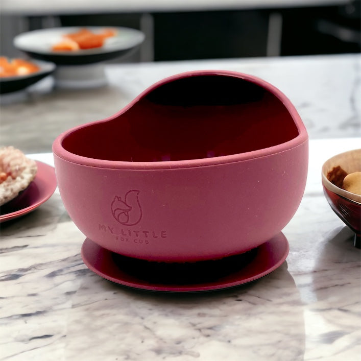 Fox Cub Silicone Bowl