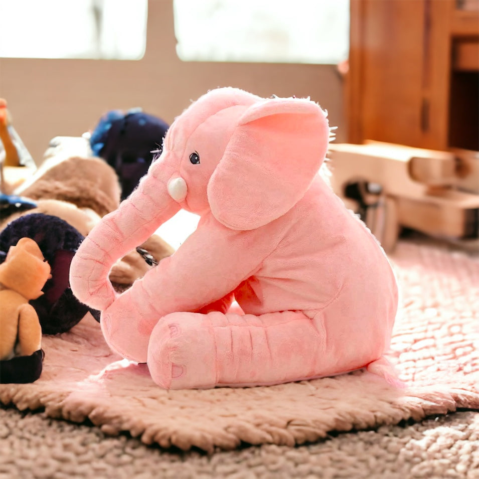 Plush elephant pillow store toy