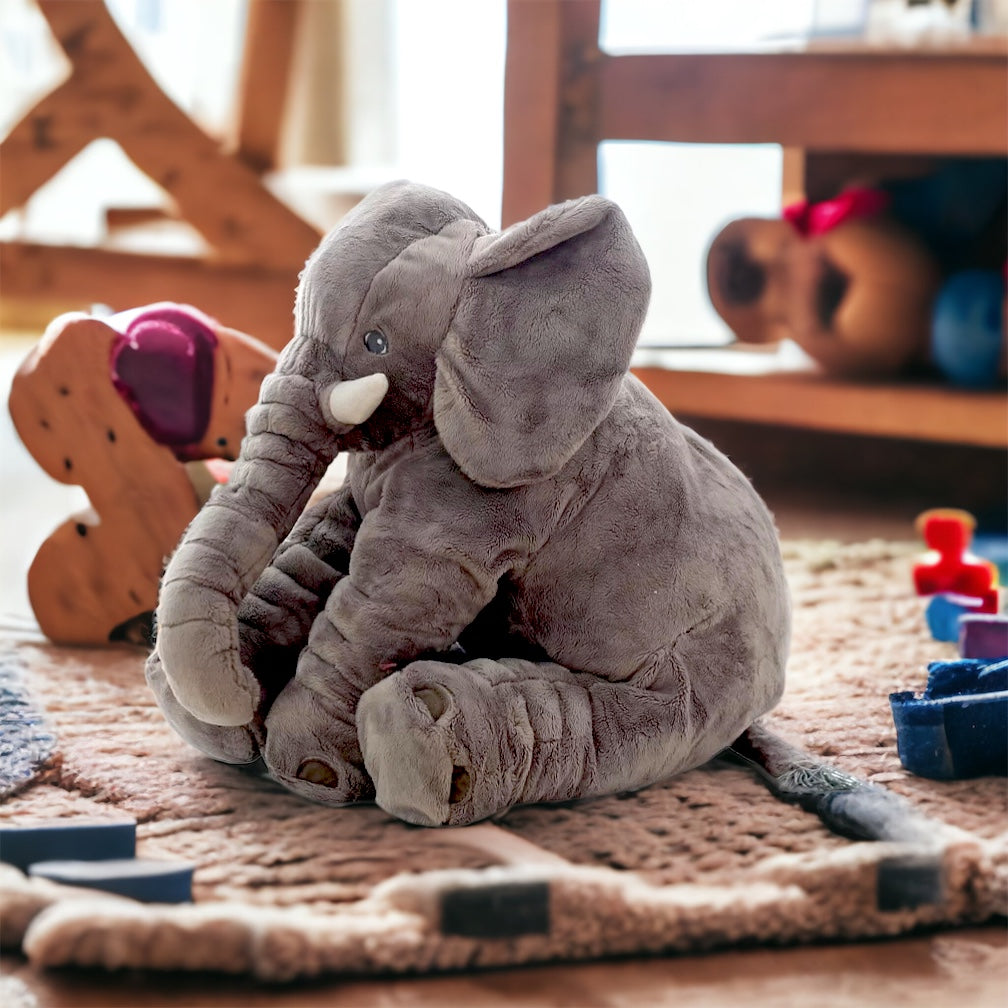 Plush Elephant Pillow