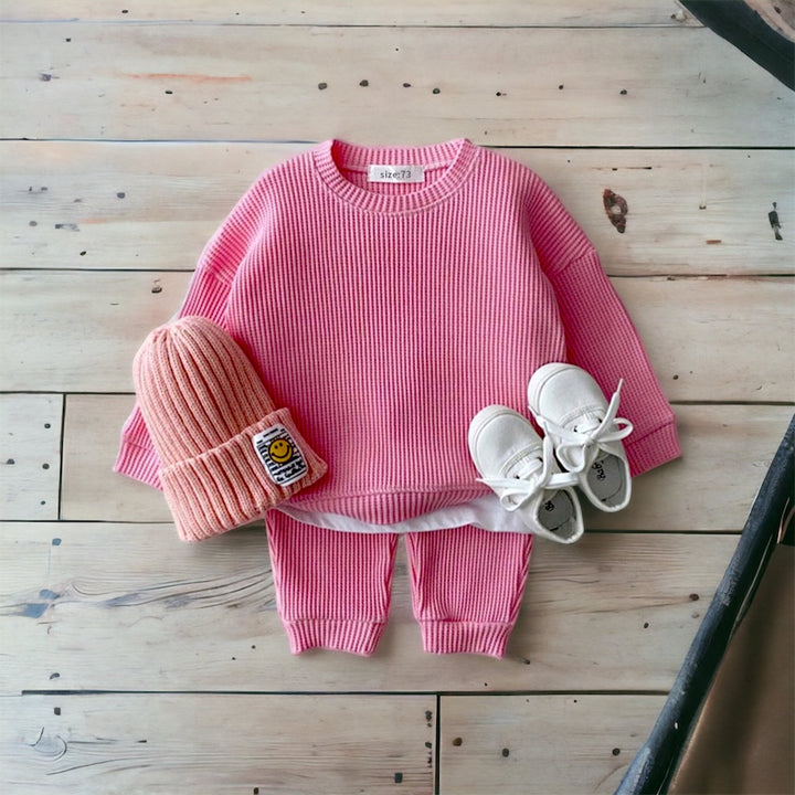 Waffle Cotton Clothes Set