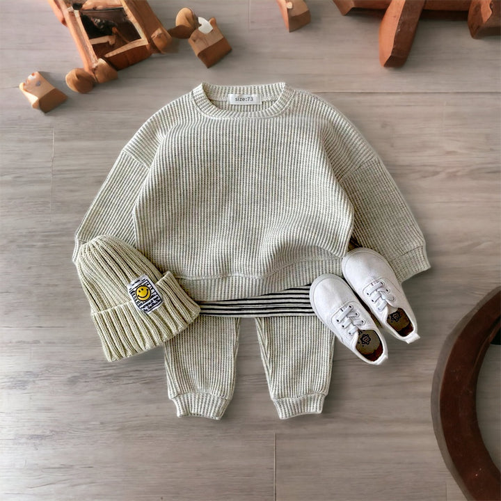 Waffle Cotton Clothes Set