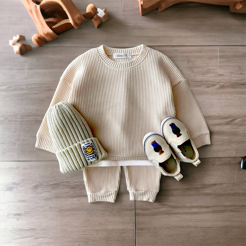 Waffle Cotton Clothes Set