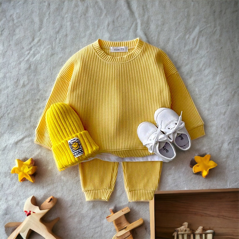 Waffle Cotton Clothes Set