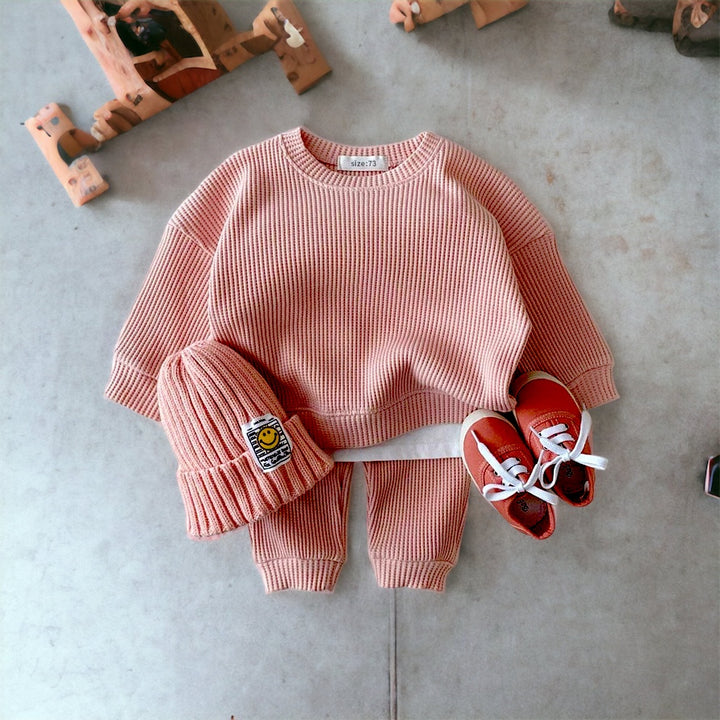 Waffle Cotton Clothes Set