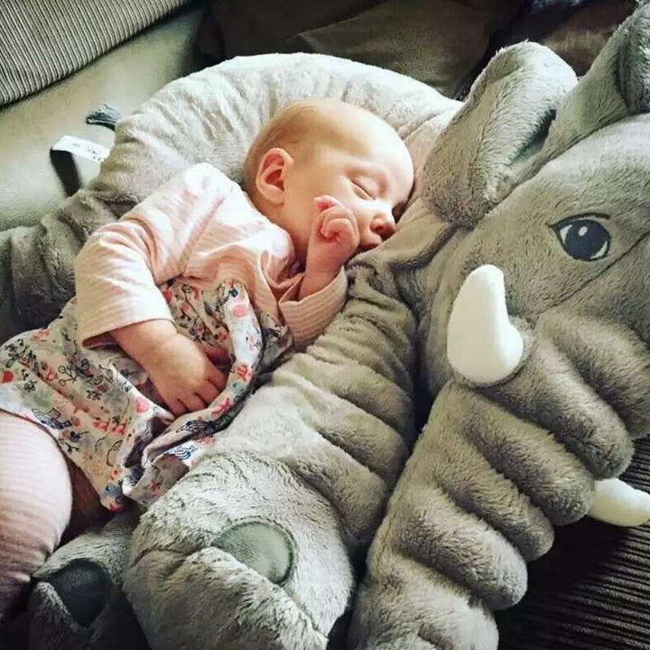 Plush Elephant Pillow